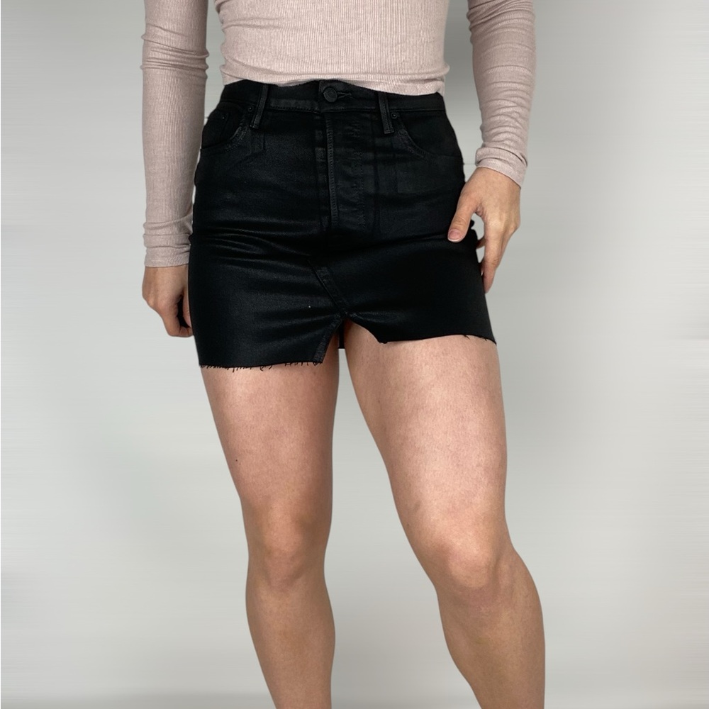 GRLFRND Black Mini Skirt